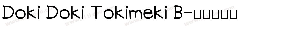 Doki Doki Tokimeki B字体转换